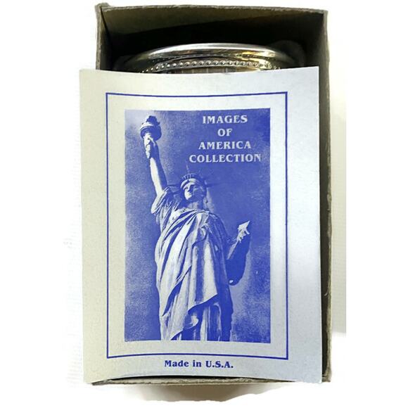 Salisbury Pewter Images of America Engraved Silver Cup 3.5 Inches Tall - Picture 8 of 9